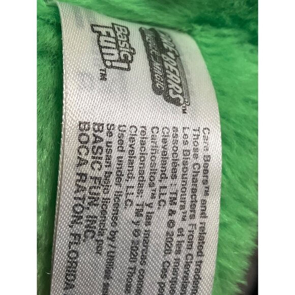 Care Bears Good Luck Bear Plush Toy 13" Green With Shamrock Belly By Basic Fun - Picture 12 of 14